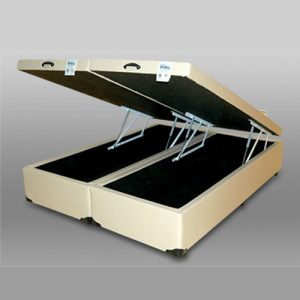 BIO Cama Box com Baú Bipartida Queen