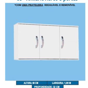BV Armário Aéreo 3 portas