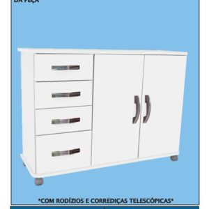 BV Balcão 2 portas e 4 gavetas