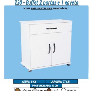 BV Buffet 2 portas e 1 gaveta