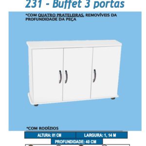 BV Buffet 3 portas