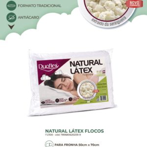 DFL Travesseiro Natural Latex Flocos
