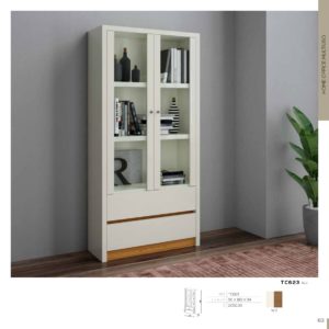 DC Estante com portas de vidro